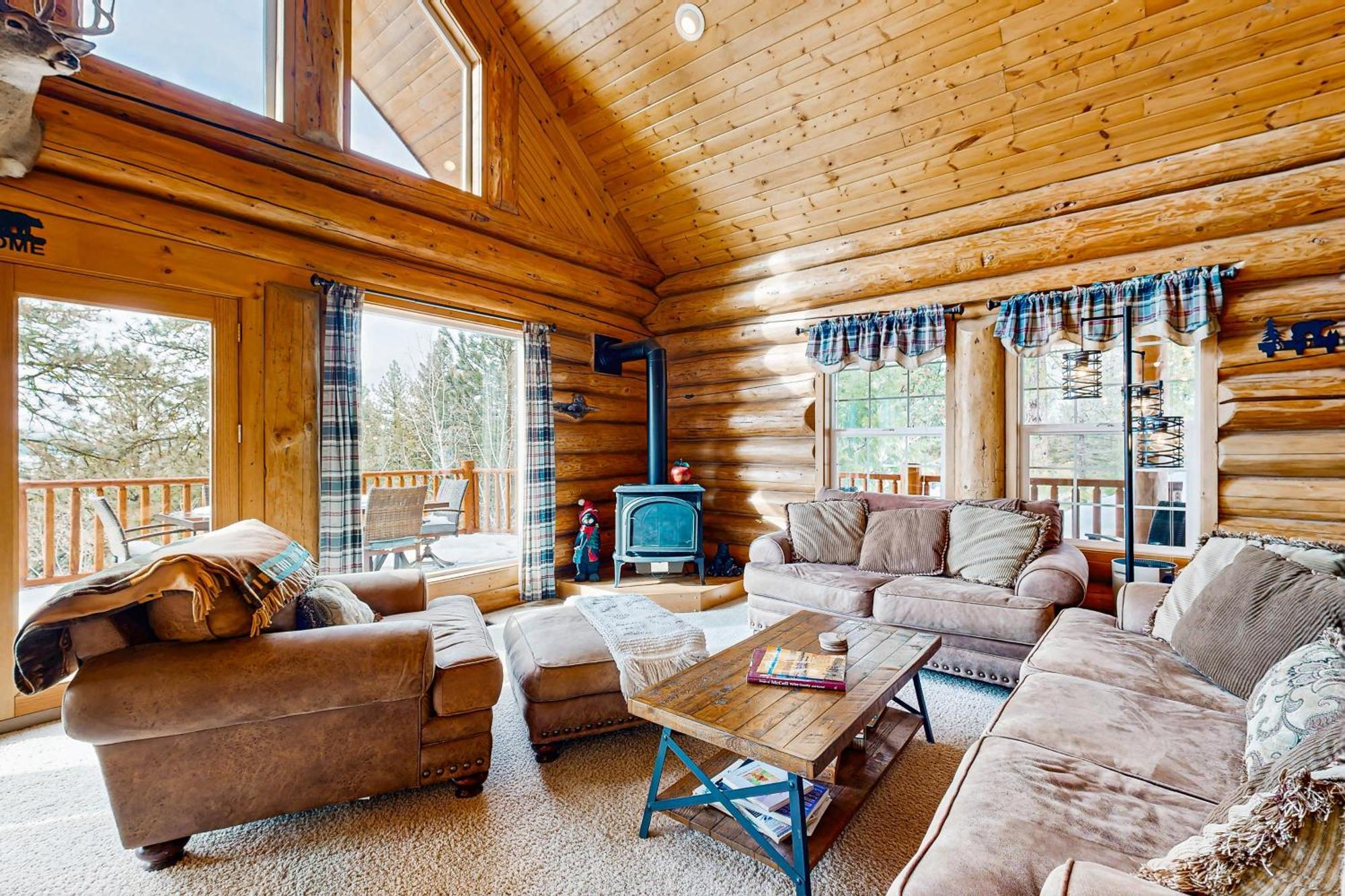 Cascade Lakeview Log Cabin Esterno foto