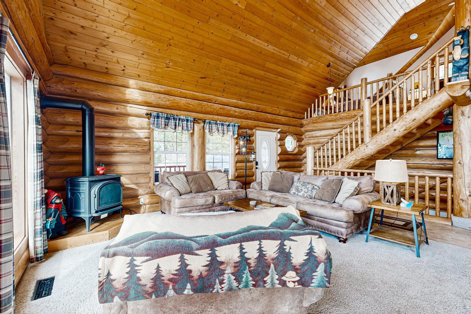 Cascade Lakeview Log Cabin Esterno foto